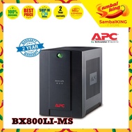 APC BX800LI-MS Back-UPS 800VA, 230V, AVR, Universal and IEC Sockets (Only West Malaysia)