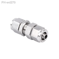 Fast Twist Straight Stainless Steel Fitting OD 4/6/8/10/12/14/16mm Hose Equal Diameter Straight Joint