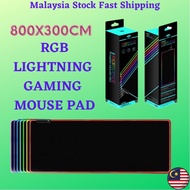 RGB Lighting Gaming Mouse Pad Large Size Waterproof Usb Rgb Mouse Pad