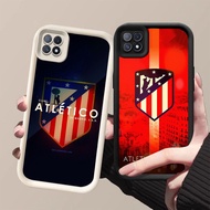 MK-6 Atletico Madrid Soft Silicone for OPPO A93 A16E A16K F17 Reno 4F Realme C20A C11 C20 Pro