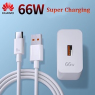 Original Huawei 66W Charger SuperCharge Fast Charger Power Adapter 6A USB Type-C Cable For Huawei Mate 40 Pro Mate 30 P50 40 30 Pro Honor Nova 10 9 50SE V40 Magic 3 X30i X20 Play5