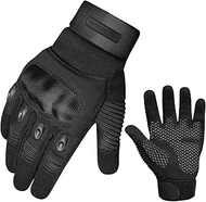 WFX Motorcycle Gloves for Men and Women Hard Knuckle Full Finger Touchscreen Motorbike Gloves for Bi