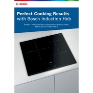 Bosch PID631BB1E Built In 60 Cm Induction Ceramic Hob Black 3 Induction Cooking Zones