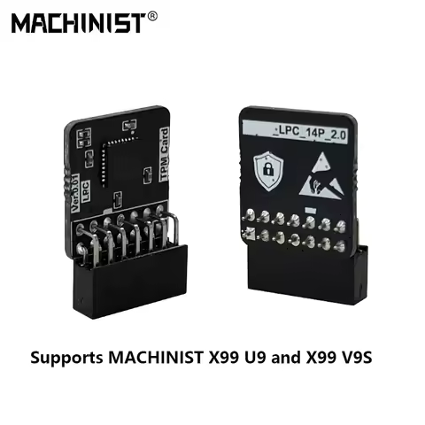 MACHINIST X99 motherboard Supports X99 U9 and X99 V9S Tpm Module 14 Pin Suitable for ASUS-LPC-14PIN 