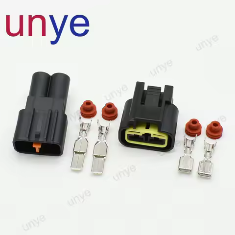 1-20 Sets 2 Pin Male Female Automobile Motorcycle Waterproof Connector Sensor Plug QLW-A-2M-B QLW-A-