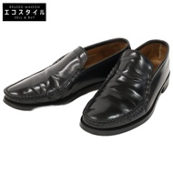 Florsheim 11169-001 Cobra Vamp 皮革 Vibram 鞋底套腳鞋，7 1/2 D淨化草本碼 [二手]