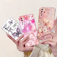 For OnePlus Nord AC2001 AC2003 Case New Stylish Butterfly Flower Soft Silicone Cover For OnePlus 8 N