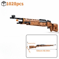 Creative Kar98K Sniper Rifle Building Blocks Weapon Super Magnum WW2 Model Bricks Toy Set Childrens 