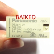 CZECH DE2a-12V ADE203 8A250V 8A 30V 0MS Power Relay