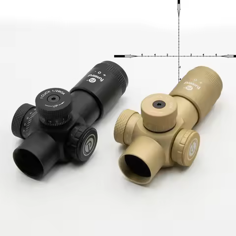 Fuseend OPTICS HD 3X28IR Red and Green Crosshairs Short Scope Tactical Outdoor Optics Scopes for Hun