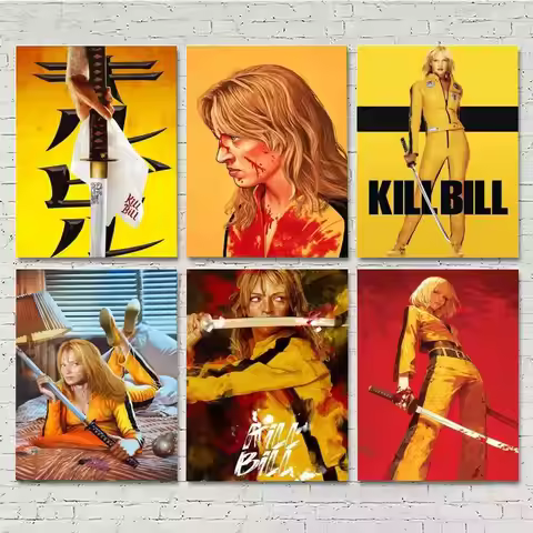 1pc Moive Kill Bill Posters HD Print Vintage Wall Art Decor for Home Study Room