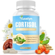 Cortisol plements for Women & Men, 10-in-1 Cortisol Detox Manager - High Cortisol Lowering plements 