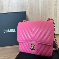 CHANEL MINICOCO CF20 淡金釦 山形紋
