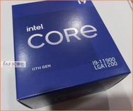 JULE 3C二館-Intel i9 11900 2.5G~5.2G/16M/11代/未拆封/全新盒裝/1200 CPU