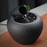 聚寶盆陶瓷流水器擺件桌面