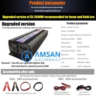 PSW 2000W 2600W Inverter Sine Wave 12V 24V DC to AC 2kW 2.6kWPURE