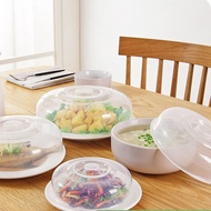 <hund> 1Pc Clear Plastic Microwave Food Cover Plate Lid Vented Splatter Guard Protector