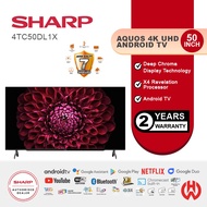 SHARP AQUOS 50 INCH 4K UHD ANDROID TV 4TC50DL1X