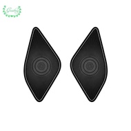 For  Alphard 40 Series 2023+ Stainless Steel  Middle Door Loudspeaker Cover Interior Parts Accessories Black