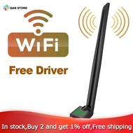 【QAN】-150Mbps USB Wifi Adapter Free Drive Dongle Supports Windows 7 8 10 WiFi Antenna Wireless Network Card for Desktop Laptop, Easy to Use Fine Workmanship