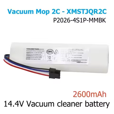 14.4V 2600mAh Vacuum Mop 2C XMSTJQR2C/Xiaomi Trover Robot LDS Vacuum Mop Finder RLS3 Vacuum Cleaner 