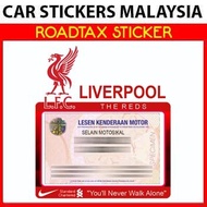 New Roadtax Holder 2024 sticker - EPL Liverpool EP 2022