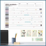 2024 Yearly Wall Calendar Poster Yearly Wall Calendar 2024 Wall Calendar Poster Calendars 2024 Yearly Planner Jan smbsg