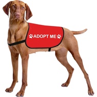Jaket Penyelamat Anjing Vest Adopt ME Pakaian Kerja Servis Anjing (Adopt ME-Large)