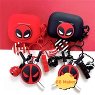 for Honor Choice EarBuds X7e Active Silicone Soft Case Cartoon Cute Keychain Pendant Silicone Finger
