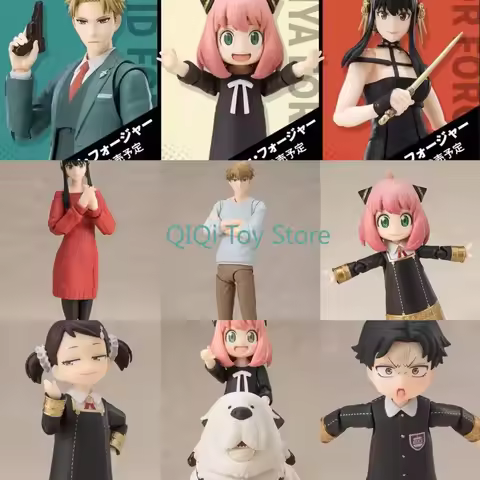 Bandai, spot, shf, spy, family, Fuji, Lloyd, Yol, Anya, movable joints