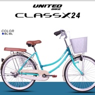 SEPEDA CITY BIKE 24 INCH UNITED CLASS X -Goes Store87