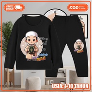 Baju Piyama Muslim Stelan Panjang Ayok Ngaji Anak Laki Laki Usia 1-10thun KS-1994