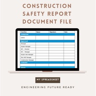 Construction safety report document file