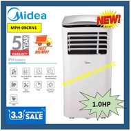 【READY STOCK】 Midea 1HP Portable Air Conditioner / Aircond MPH-09CRN1 Air cond