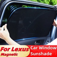 Car Window Shade Sunshade for Lexus IS NX IS250 NX300 RX IS300 LS UX Accessories Magnetic Car Curtains Sun Protection