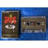 kaset Spring sampai hati pop rock kapak cassette karya m nasir lp piring hitam cd