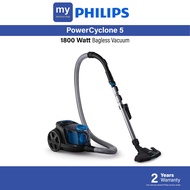 Philips FC9350 PowerPro Compact Bagless Vacuum Cleaner 1800W ( Deep Black ) FC9350/62