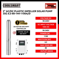 PAM AIR SOLAR 3SG6.5-80-144-1100A/D 3" AC/DC PLASTIC IMPELLER SOLAR PUMP