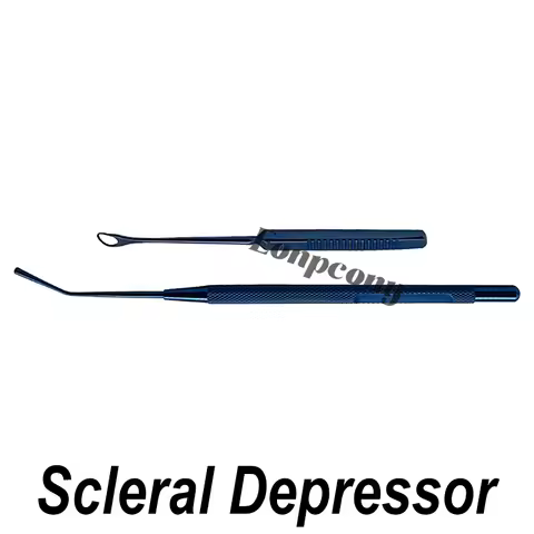 Neonate Scleral Depressor Lens Loop Pediatric Sclera Ophthalmic Surgical Instruments