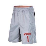 桃子代購～潮品??Tracy McGrady運動籃球短褲??NBA球衣T-Mac火箭隊Adidas愛迪達健身訓練慢跑五