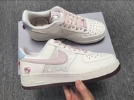 💯New#IQ4937-161 / Nike Air Force 1 ‘07“Valentine'Day”情人節限定 女款 白粉色