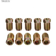 Brake Pipe Nut Galvanized M12 Zinc Coating 12mm X 1.0mm For 3/16' Pipe