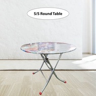 90cm Round Stainless Steel Table