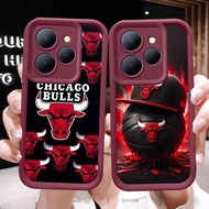 Burgundy Case for Tecno Spark Go1s 20 9 Go1 20C Go 2023 2024 POP 7 Pro D-31 B_Bulls