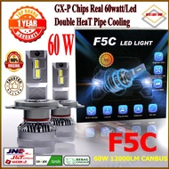 LeD H11.H1.H16.H8.H7.HB3.HB4.HiR2 . 120 Watt F5C DHP . LED G-XP Chips 60 Watt