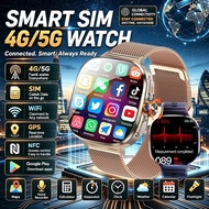 5G/4G Full Netcom Android Smart Watch SIM Card Camera Video Call AMOLED GPS WIFI NFC Google Play Map