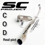 Sc Project Supra X125 Stainless Full System Racing Exhaust