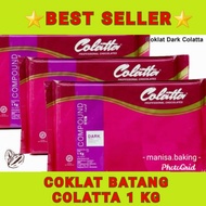 COLATTA CHOCOLATE BAR 1 KG DCC COLATTA 1 KG DARK COMPOUND CHOCOLATE 1 KG