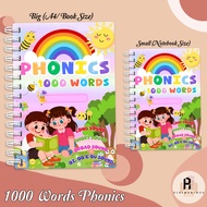 1000 Words Phonics Book for Kids | CVC Words | Reading Workbook For Kids - Piximprints