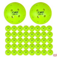 【stock MY】✨baoyibao✨X-ace 40 Pro Pickleball Balls, 40Pcs, 40 Holes Pickle Balls, Seamless Professtio